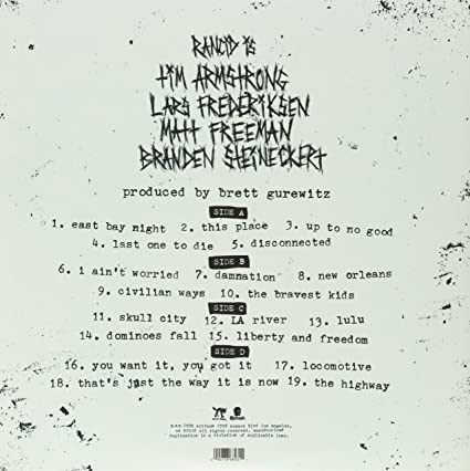 Rancid Let the Dominoes Fall (2 Lp's) Vinyl