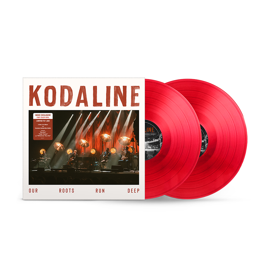 Kodaline Our Roots Run Deep (Limited Edition, Clear Vinyl, Red, Indie Exclusive) (2 Lp's) Vinyl