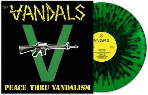 The Vandals Peace Thru Vandalism - Green/ black Splatter Vinyl
