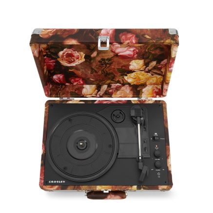 Cruiser Plus Portable Turntable with Bluetooth Out - Floral