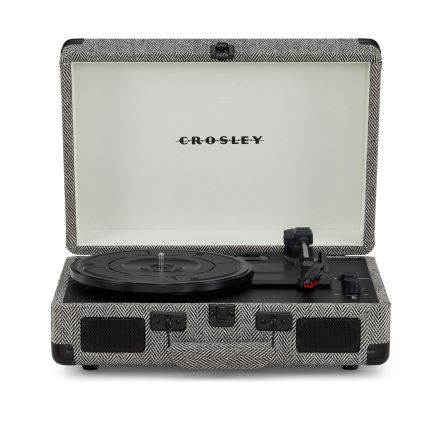 Cruiser Plus Portable Turntable with Bluetooth Out - Herringbone