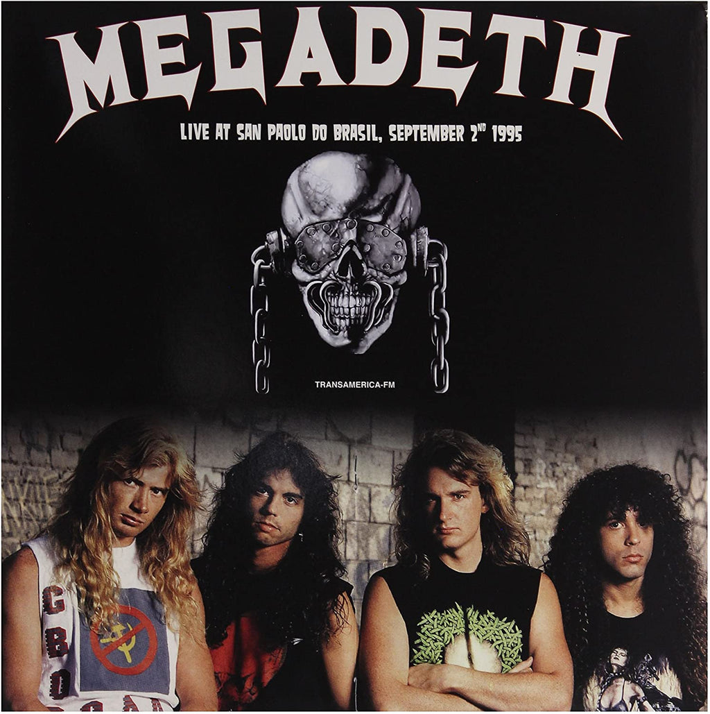 Distrisales Megadeth | Sao Paulo Do Brasil September 2nd 1995 (White Vinyl) Vinyl
