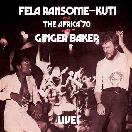 Fela Kuti FELA LIVE WITH GINGER BAKER Vinyl