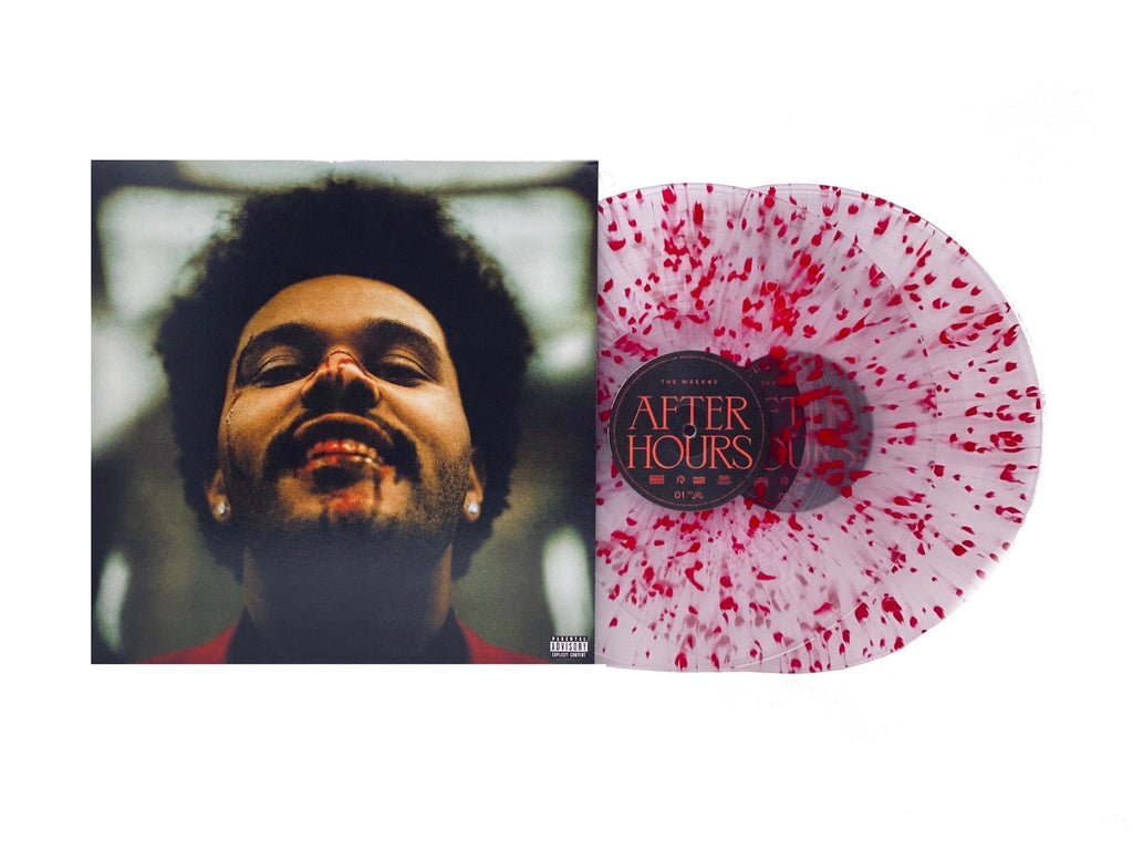 The Weeknd After Hours [2 LP] [Clear w/ Red Splatter] LIMITED Vinyl