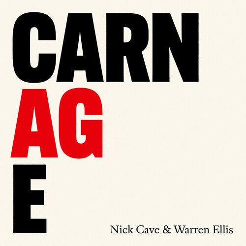 Nick Cave Carnage (Black, 140 Gram Vinyl) Vinyl